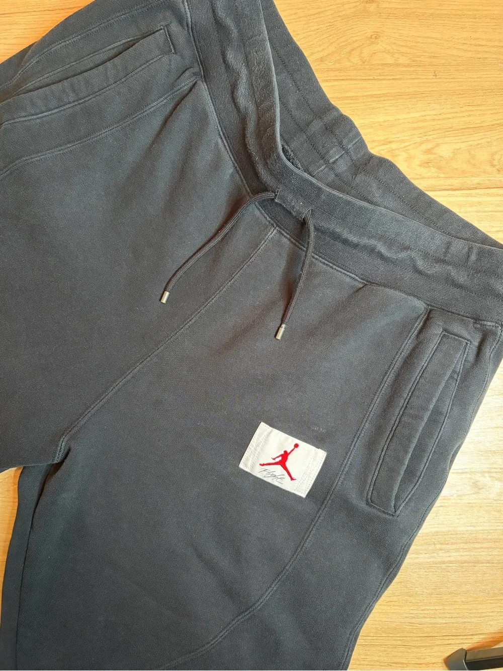 Jordan Black Fleece Sweatpants Men’s Large Vintage Y2K